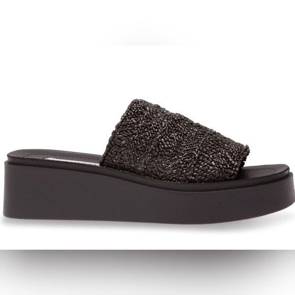 Steve Madden Wedge Sandals. Dark Brown with Glitter. Pretty! Brand New 💎 - Picture 4 of 7